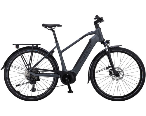 bologna bosch dameelcykel grå