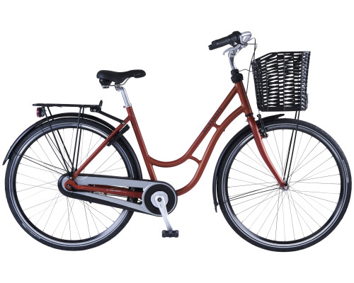 Kildemoes Neksø damecykel orange