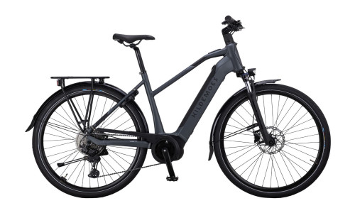 bologna bosch dameelcykel grå