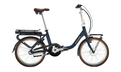 monark folde elcykel blå
