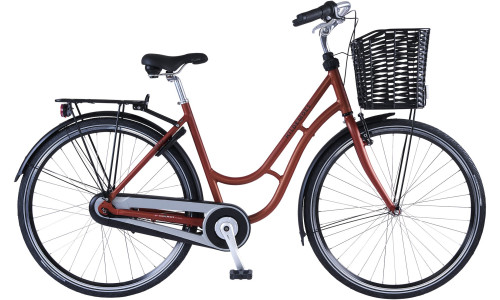 Kildemoes Neksø damecykel orange