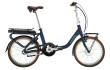 Monark foldecykel med elcykelmotor blå