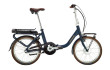 Monark foldecykel med elcykelmotor blå
