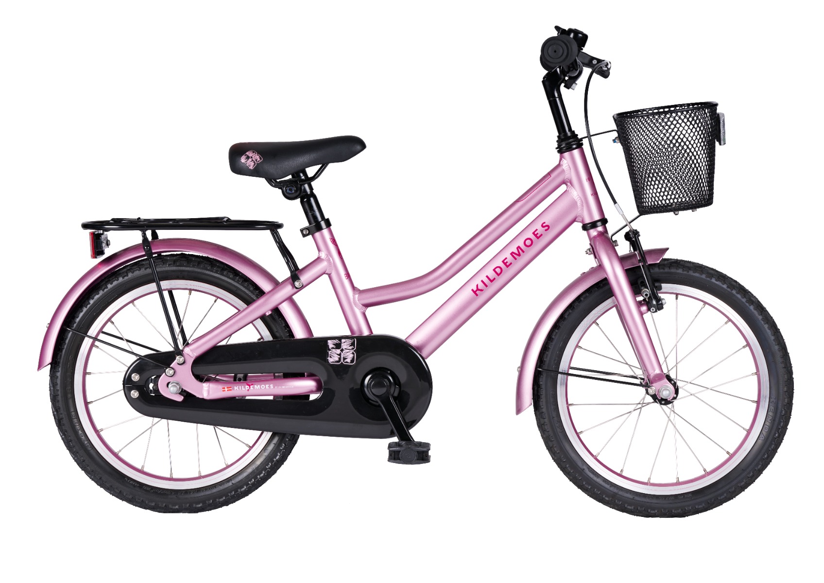 TILBUD | Kildemoes Bikerz 16" Børnecykel Lyserød 26