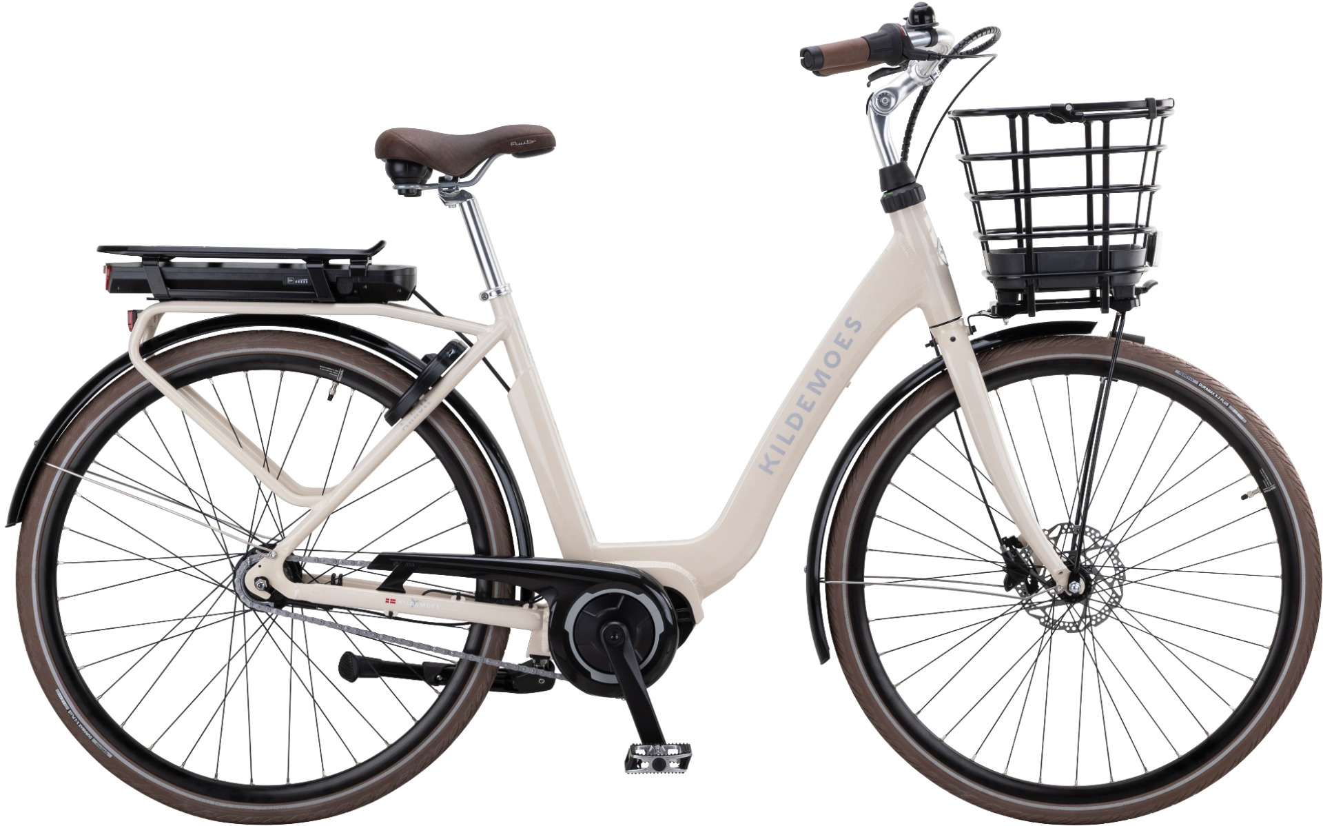 TILBUD | Kildemoes Anholt Dame Elcykel Sand - DKK 14.999 - Spar 28%