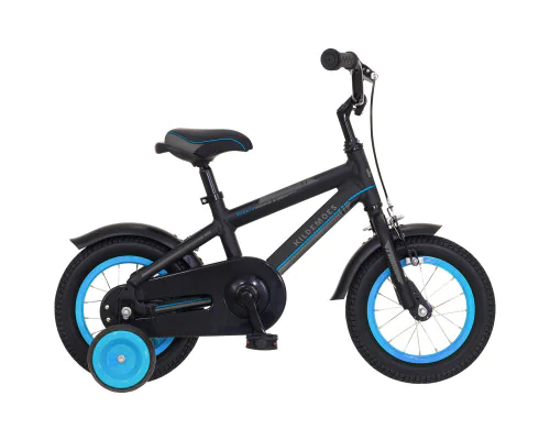 Kildemoes Bikerz 12" børnecykel sort / blå