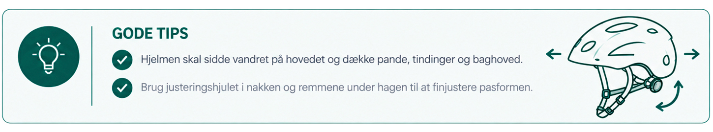 Guide til korrekt placering og justering af cykelhjelm